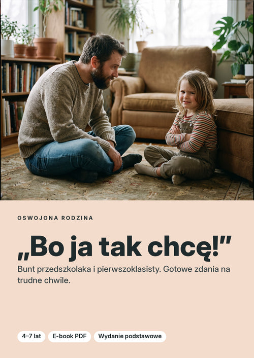 „Bo ja tak chcę!” — okładka e-booka, wydanie Podstawowe