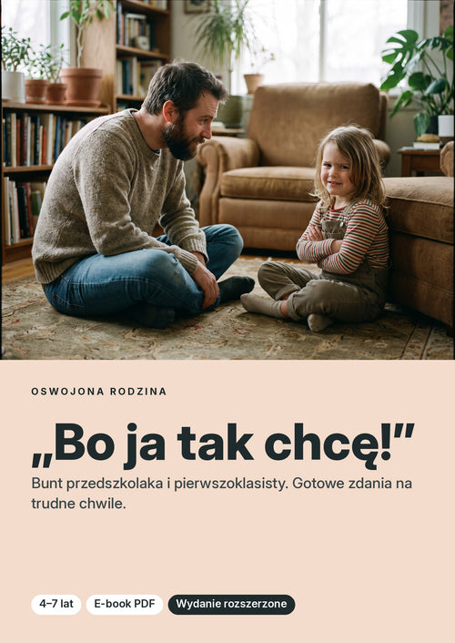 „Bo ja tak chcę!” — okładka e-booka, wydanie Rozszerzone