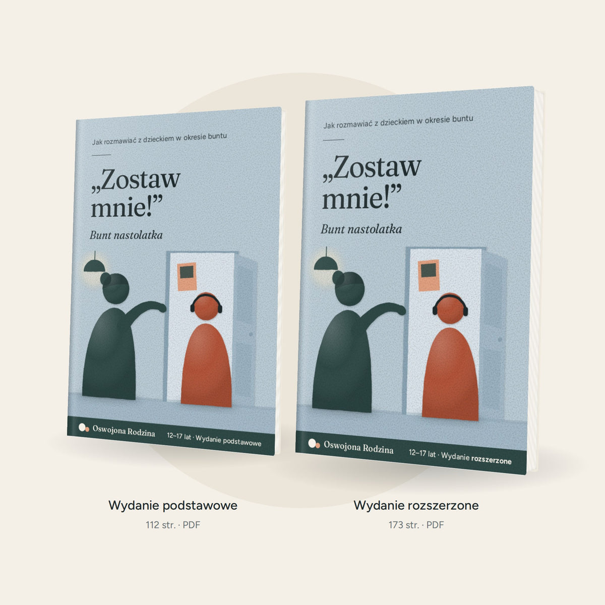 „Zostaw mnie!” — e-book PDF w dwóch wydaniach: Podstawowe i Rozszerzone