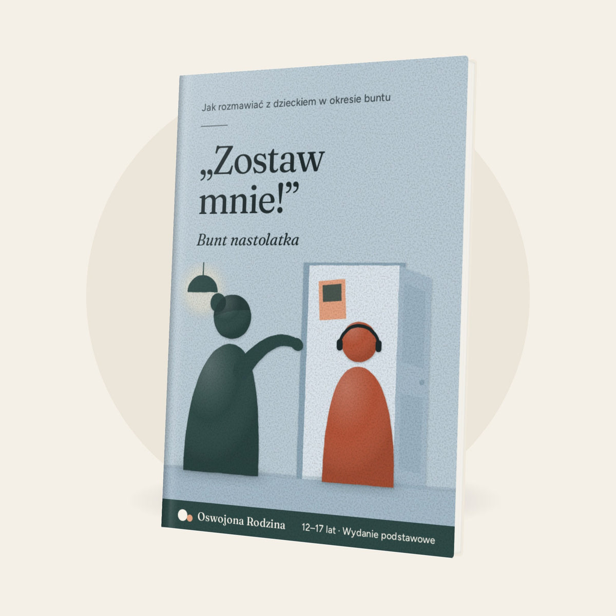 „Zostaw mnie!” — okładka e-booka, wydanie Podstawowe